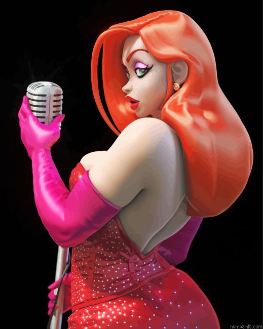 Jessica Rabbit Cartoon Painting by Numbers.jpeg