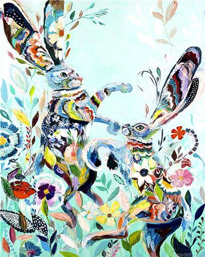 Mandala Rabbits Animals Painting by Numbers.jpeg