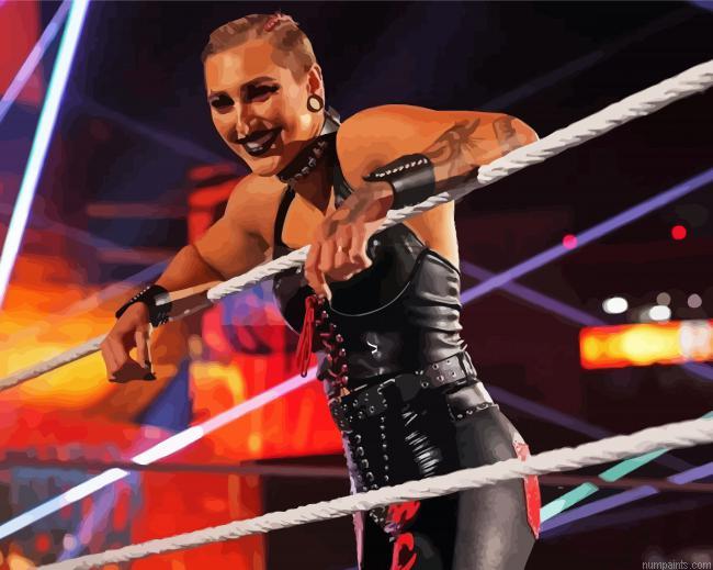 Professional Wrestler Rhea Ripley Painting by Numbers.jpeg