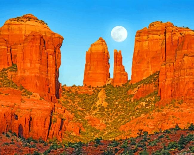 Red Rocks Sedona Painting by Numbers.jpeg
