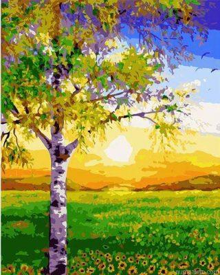Sunset Spring Tree Painting by Numbers.jpeg