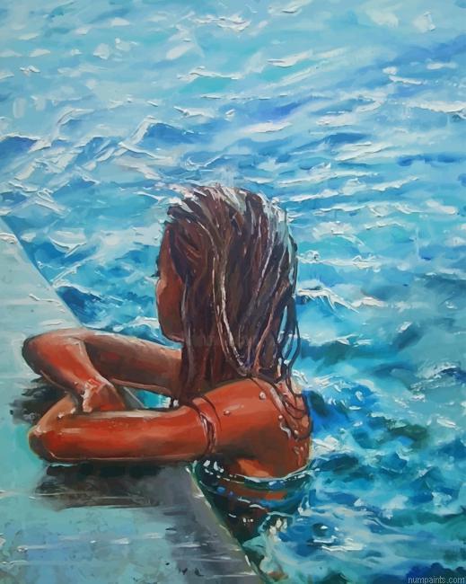 Woman In the Pool Painting by Numbers.jpeg