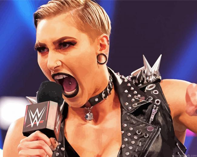 Wrestler Rhea Ripley Painting by Numbers.jpeg