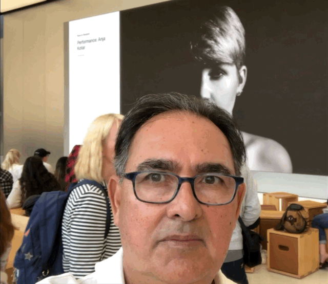 Eu, Anja e o selfie!