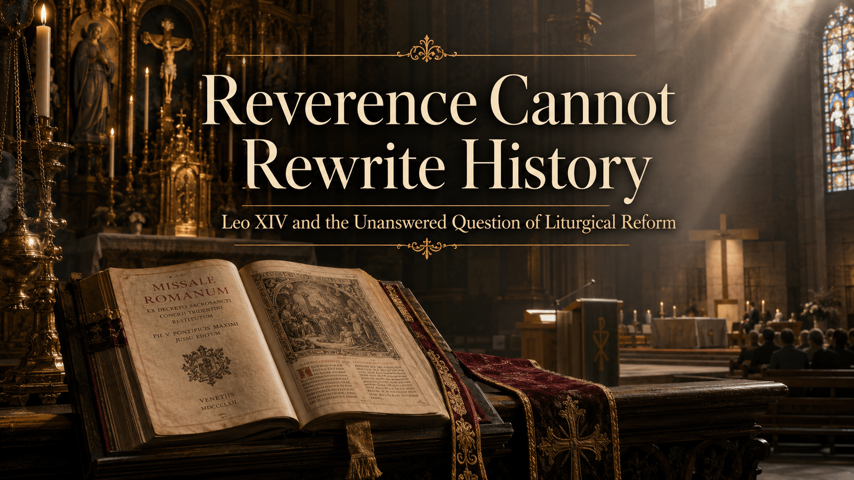 Reverence Cannot Rewrite History — Leo XIV and the Unanswered Question of Liturgical Reform