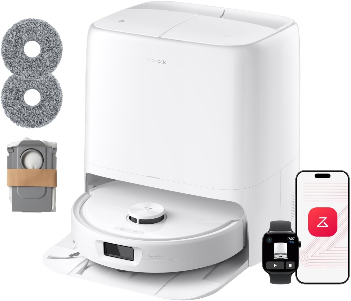 Dulkių Siurblys – Robotas Roborock Qrevo 2 Pro baltas
