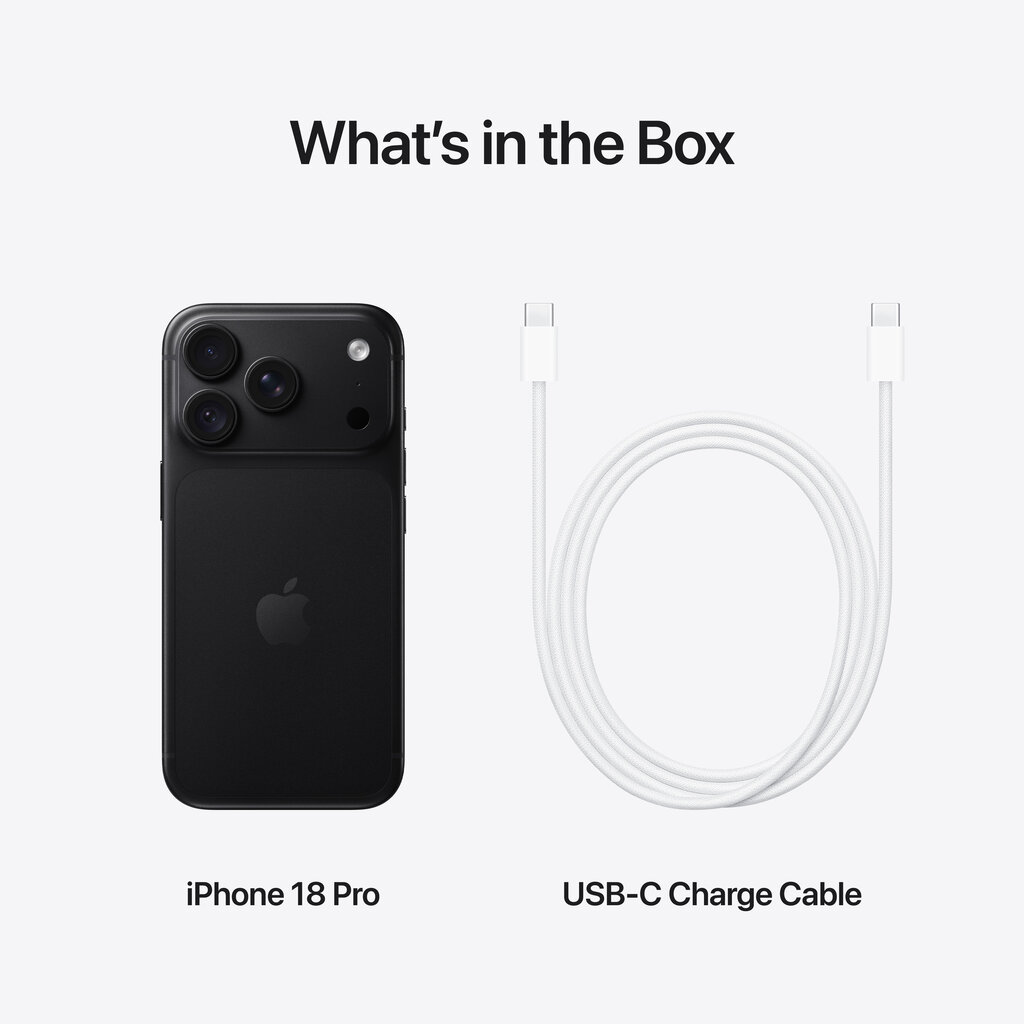 Apple iPhone 18 Pro (256GB) – Black