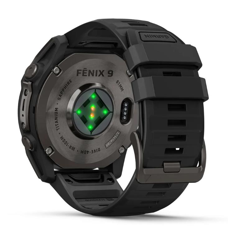 Išmanusis laikrodis Garmin Fenix 9 51mm 010-04763-11, titano sp./carbon grey sp.
