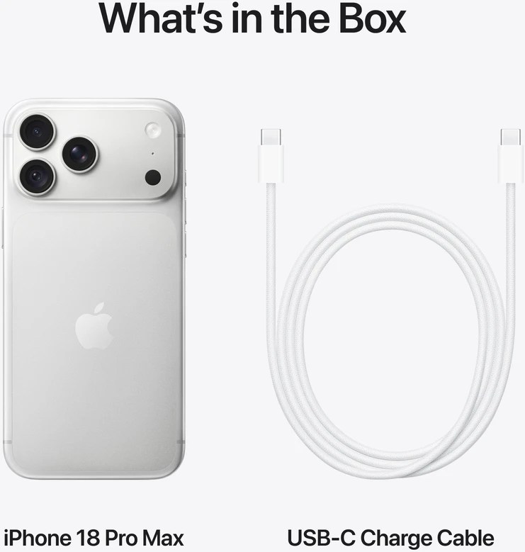 Apple iPhone 18 Pro Max 2TB – Silver