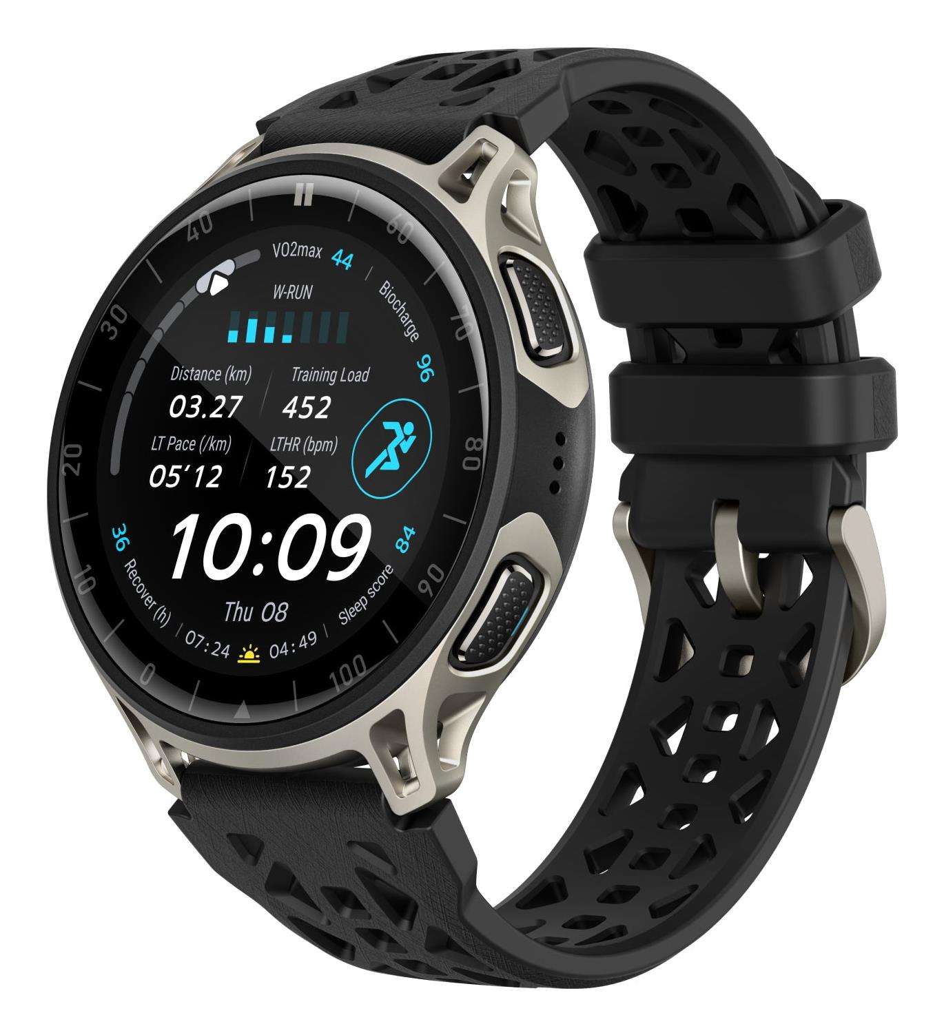 Išmanusis laikrodis Amazfit Cheetah 2 Pro 48mm, juoda sp./titano sp.
