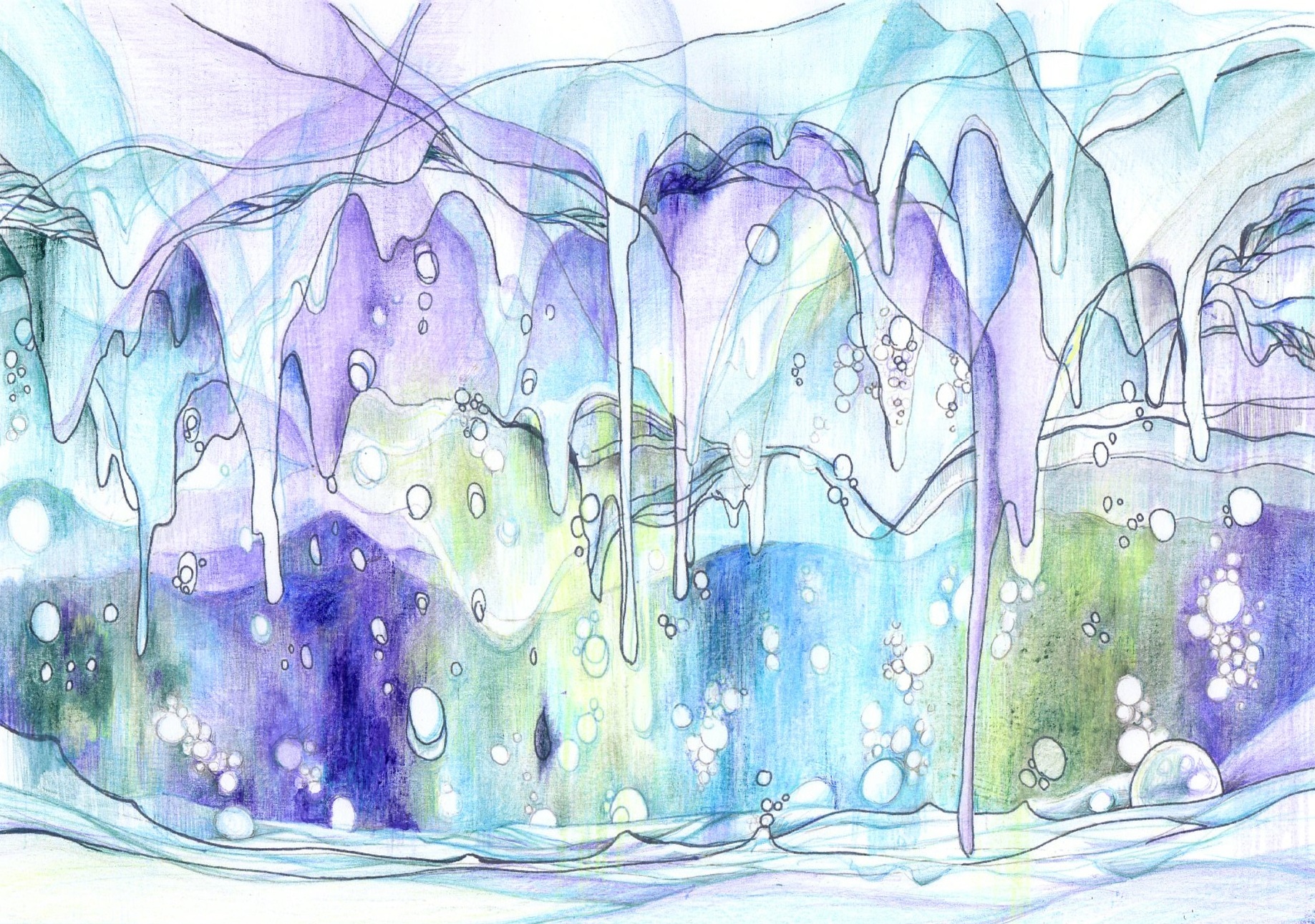 水 油絵 油絵 心を落ち着かせる海景画 丸形 青い満月と輝く海