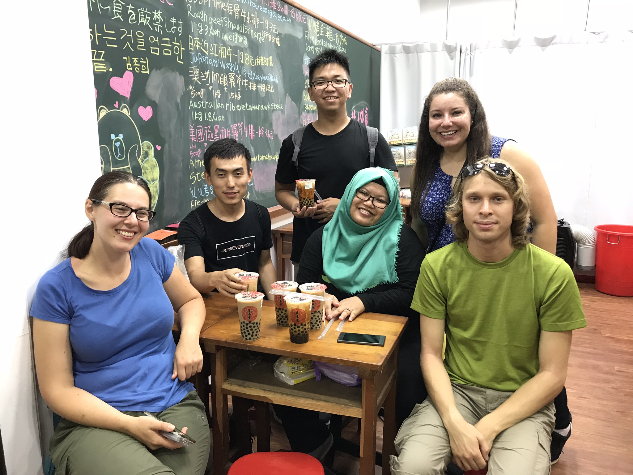 Celebrating GNOME's latest release with some milk tea