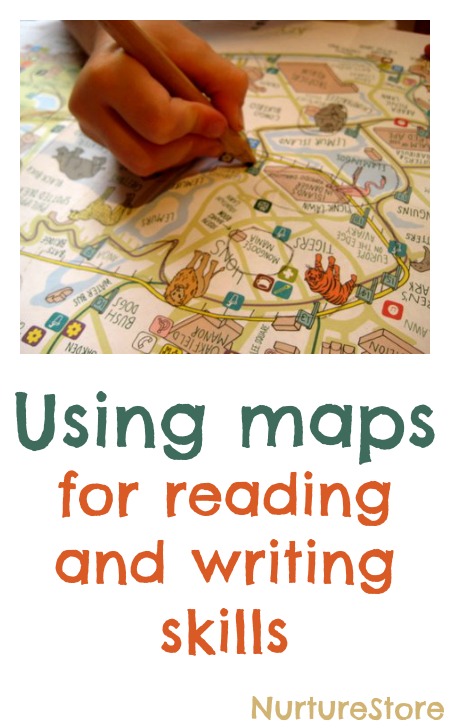 Using maps for literacy with children