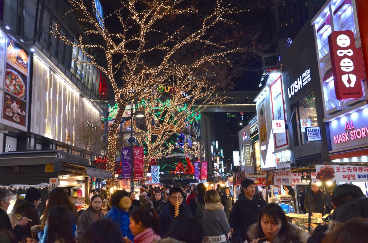 myeongdong myeongdong night