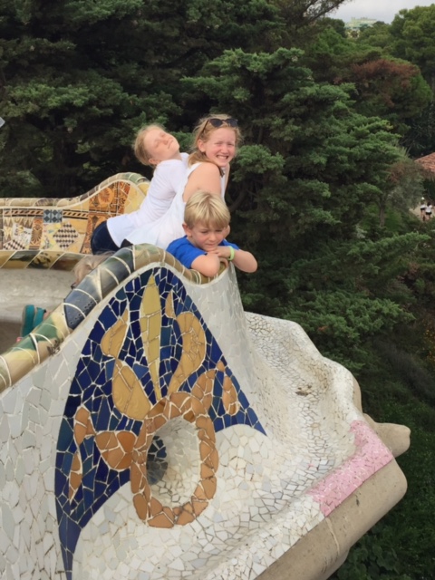 On the serpentine bench