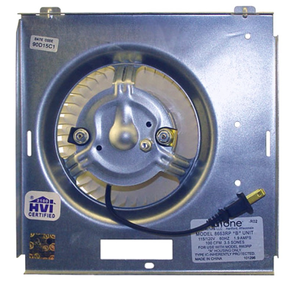 Keep your air cleaner with the nutone® qtx series quiet 150 cfm ceiling exhaust bath fan with light and night light, energy star® certified. Nutone Products: NuTone 8663RP Bath Fan Replacement Motor