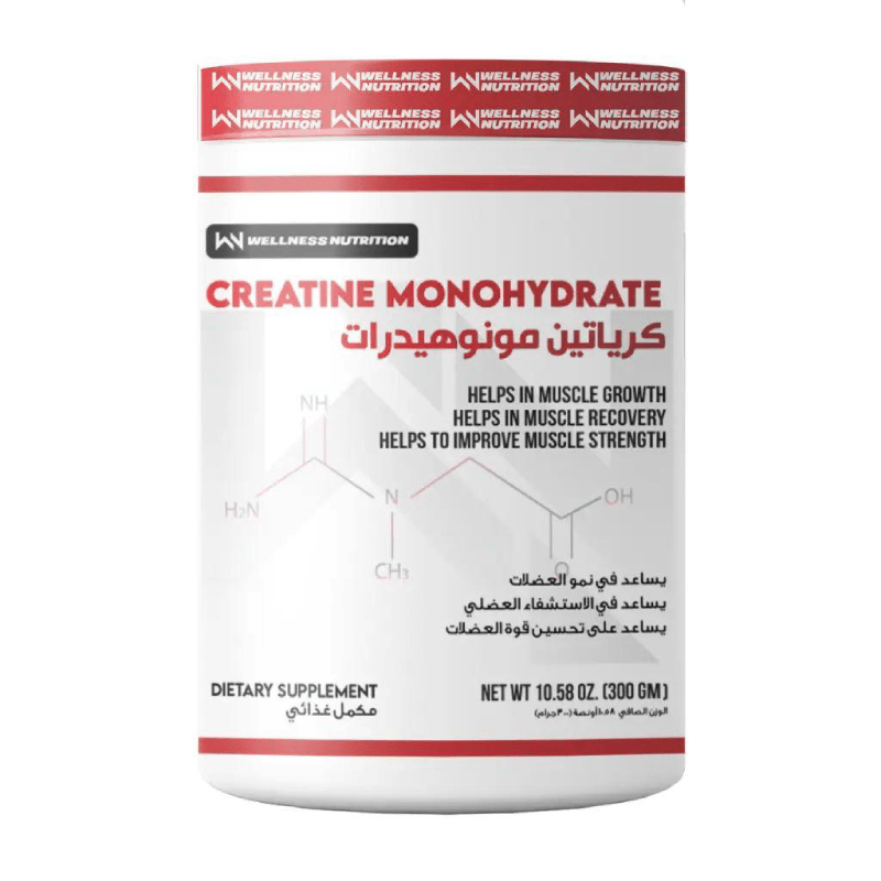 Creatin monohydrate 300gm/60 serving wellness