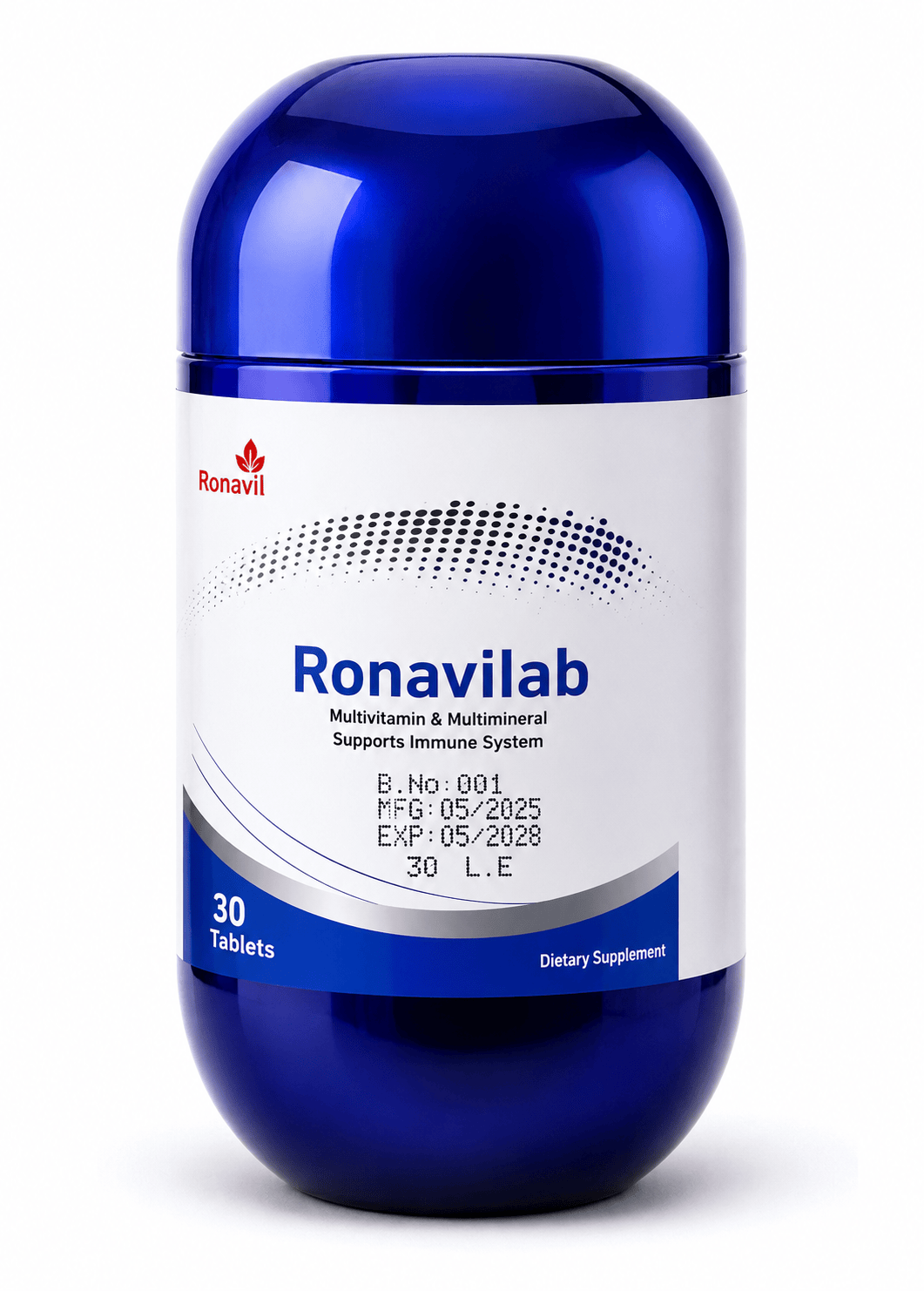 Ronavilab 30 tab رونافاليب اقراص مالتي فيتامين