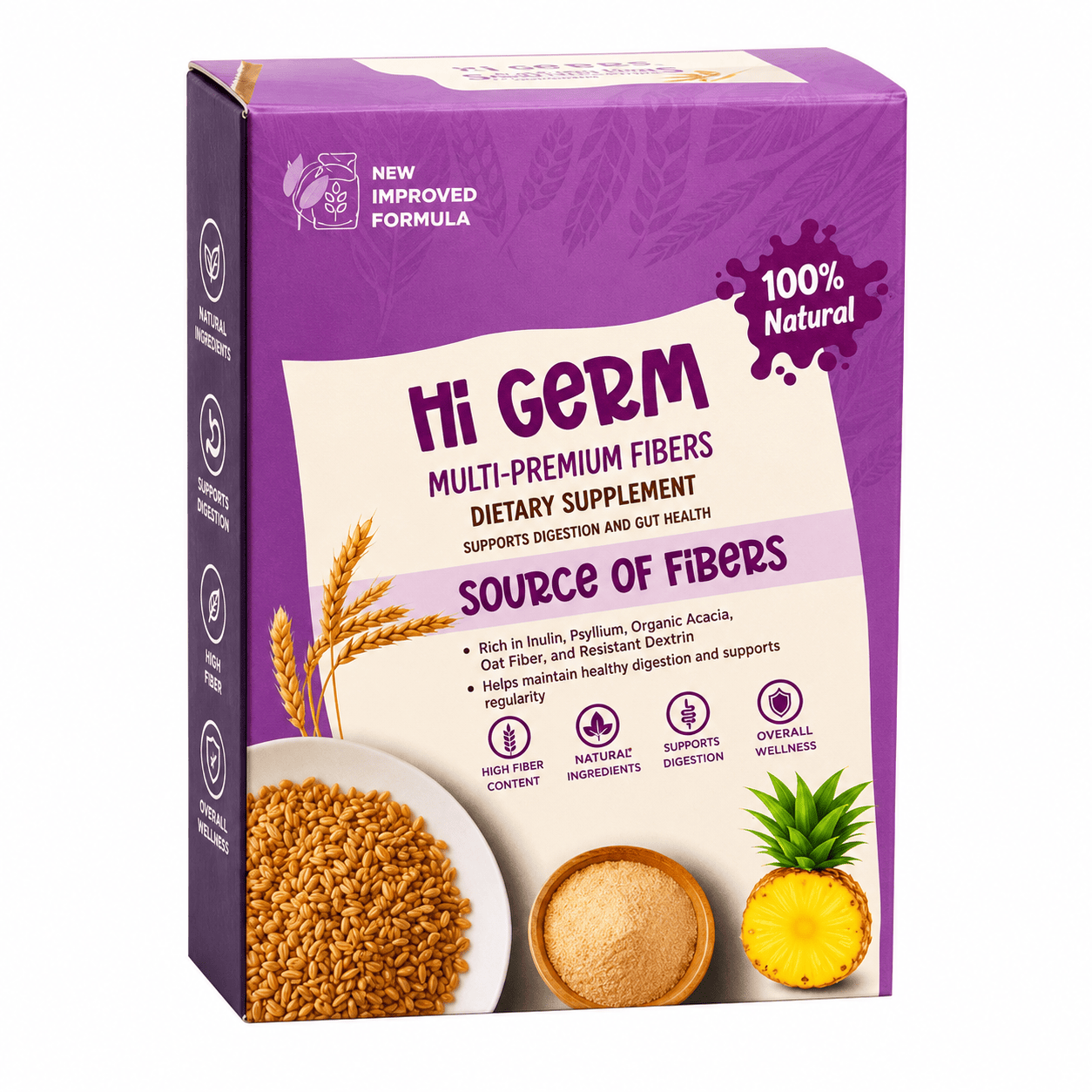 Hi Germ 30 sachets Pineapple  هاي   أناناس جيرم ٣٠ كيس