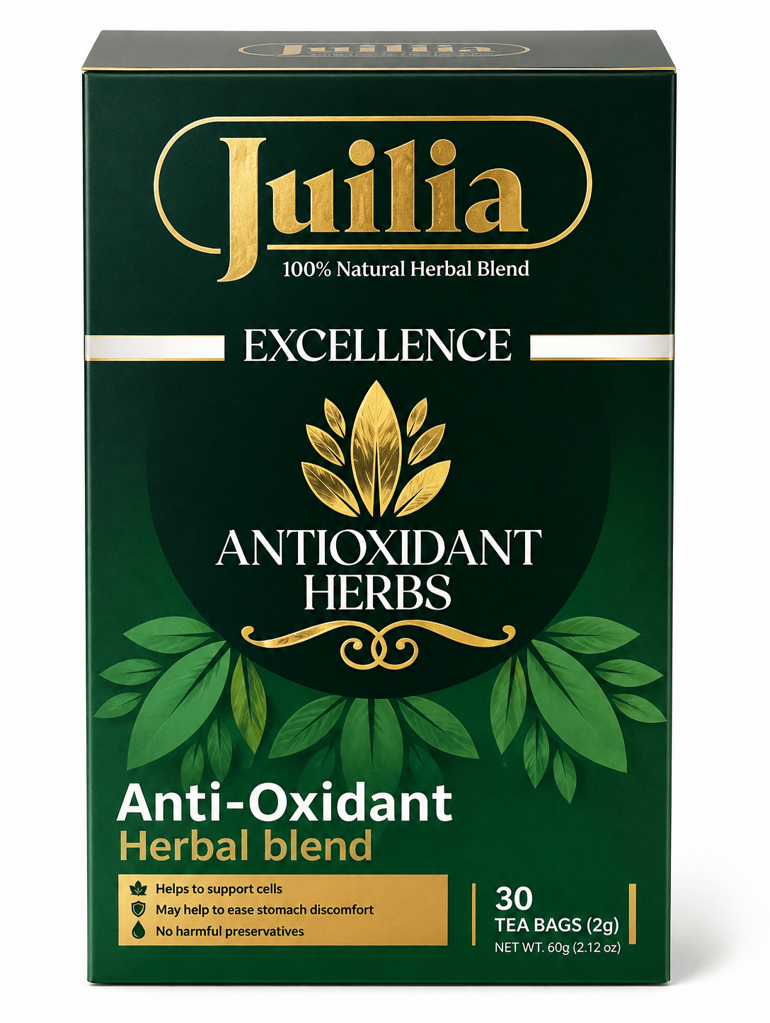 Julia sachets 30 sachets جوليا أعشاب مضاد للأكسدة