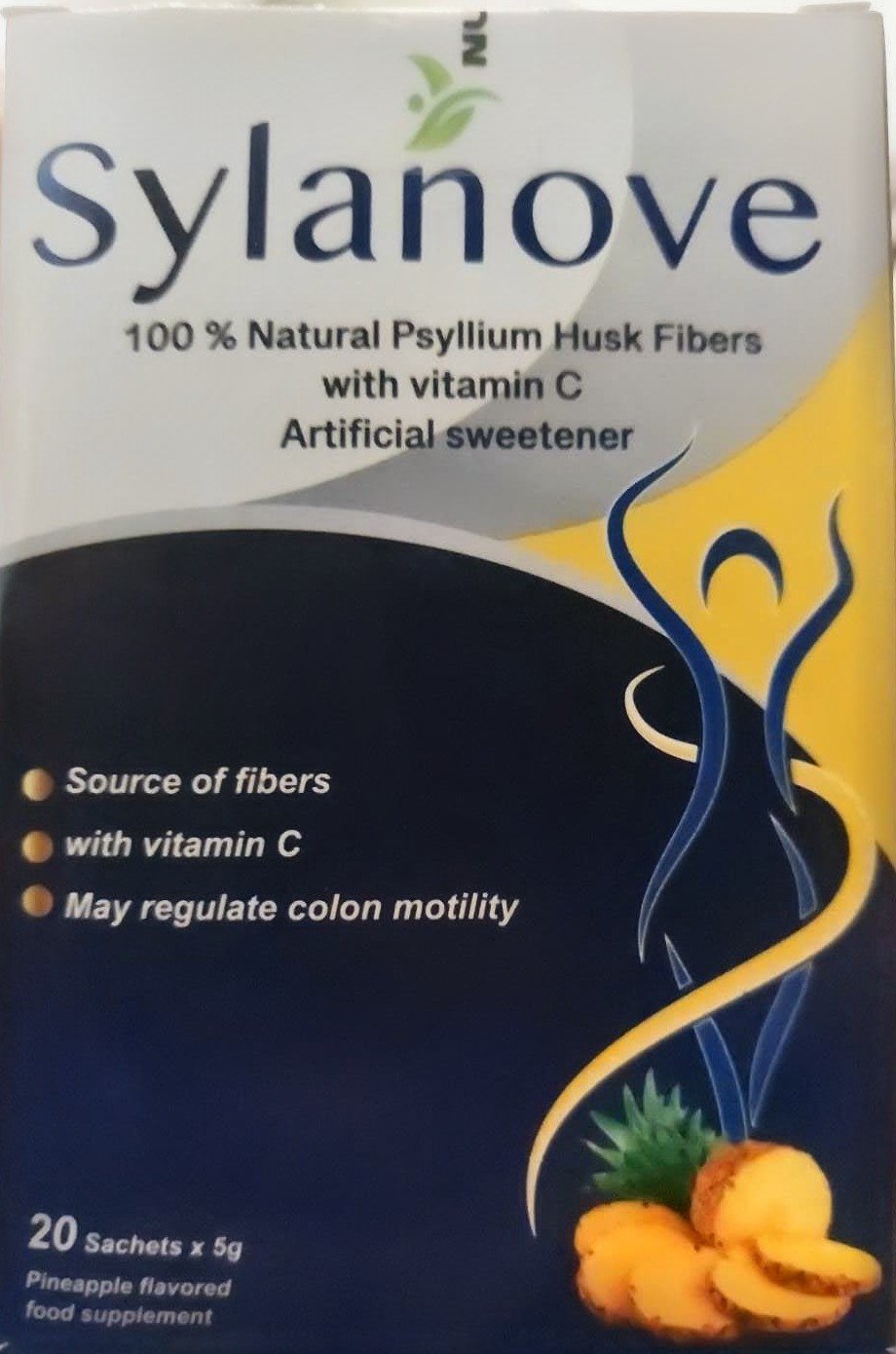 Sylanove Fiber 20 sachets Pineapple سيلانوف سيليوم بطعم الاناناس