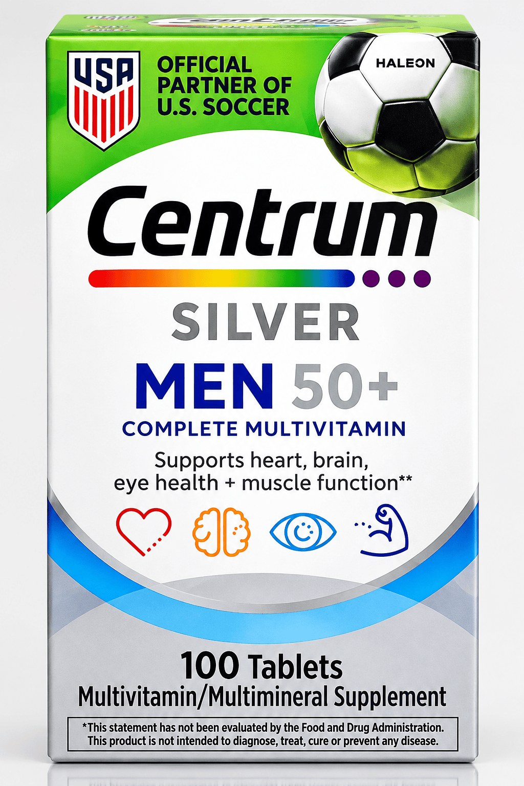 Centrum silver men 50+ سنترم للرجال 100قرص