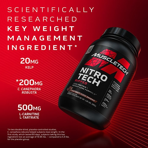 Beneficios de Muscletech Nitro Tech Ripped 2 lbs