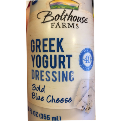 Personalized health review for bolthouse farms yogurt dressing, classic ranch: Calories In Bold Blue Cheese Greek Yogurt Dressing From Bolthouse Farms