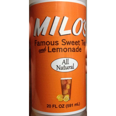 Calories In Famous Sweet Tea And Lemonade From Milo S