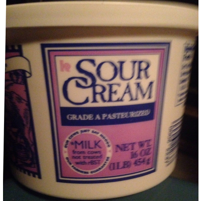 For reference, there are about 15 servings in a 16 oz. Calories in Sour Cream - 1 cup from USDA