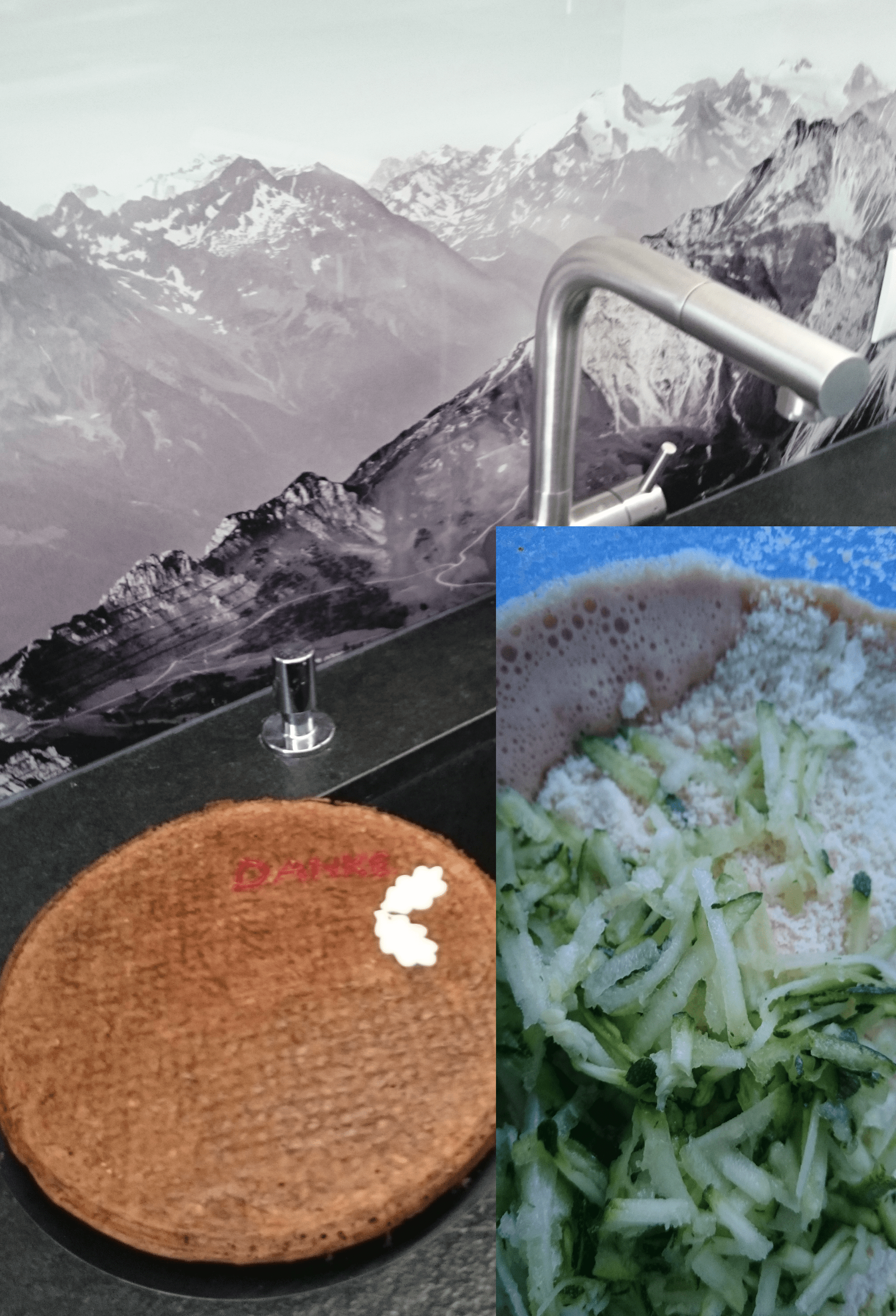 Zucchini-Mandel Kuchen (Low Carb)