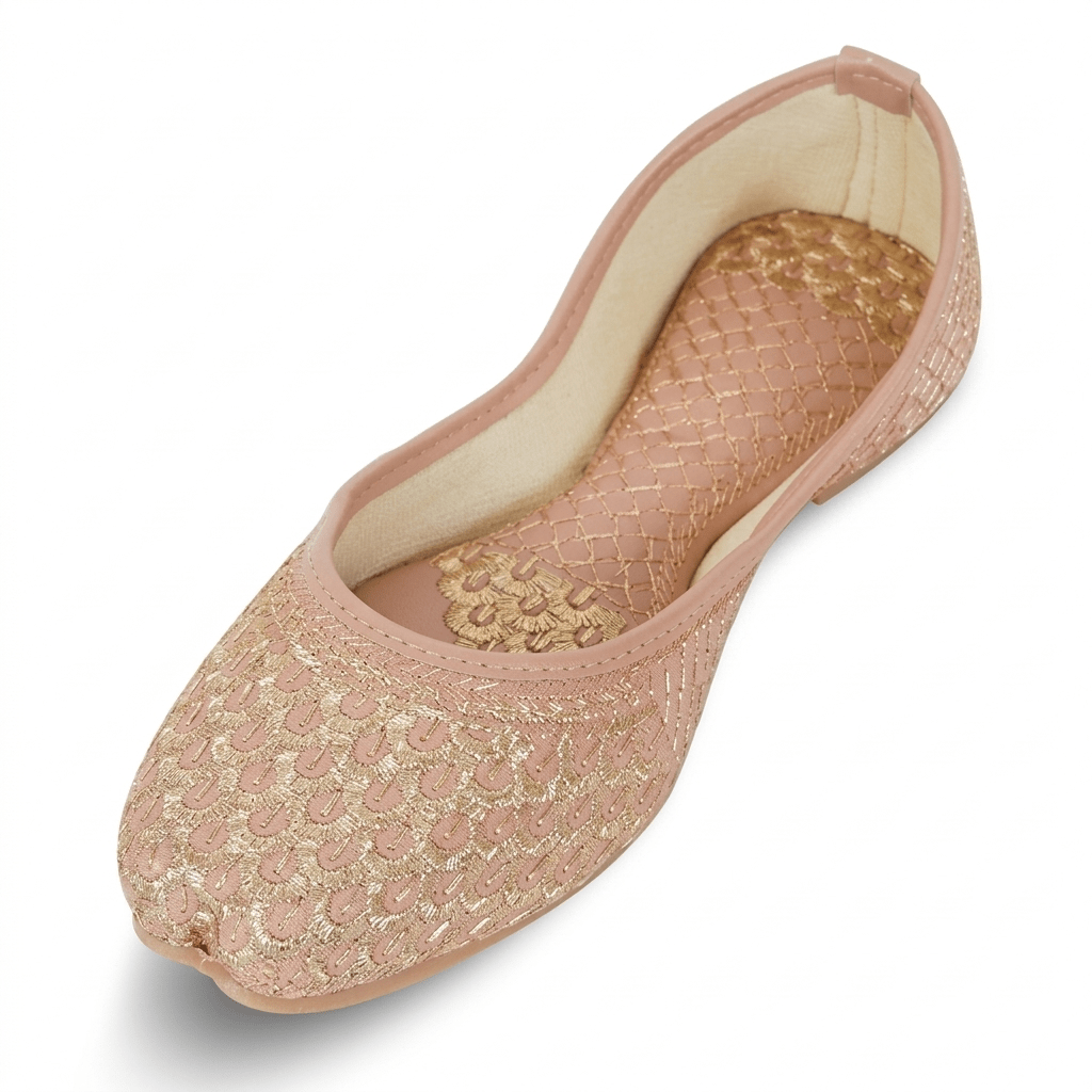 Women's Embroidered Rajasthani Mojari Jutti