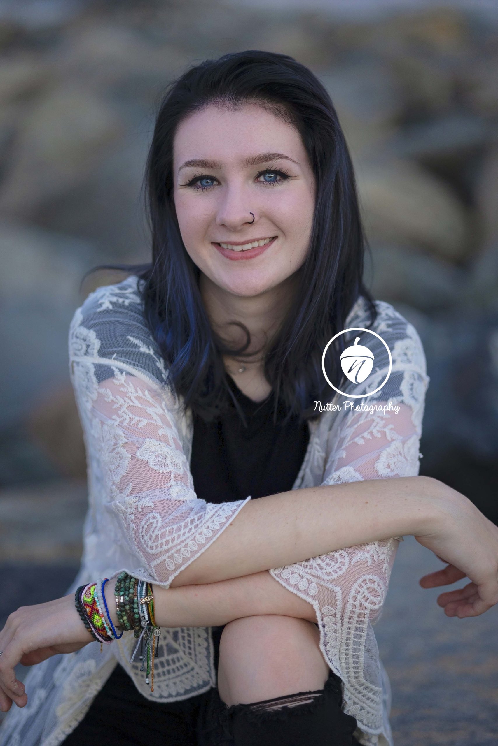 Edgy Senior photographed at Southern NH Beach