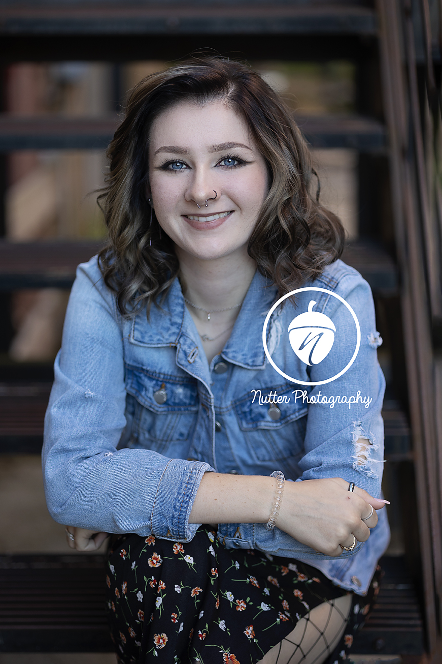 Nashua High School Senior photographed downtown city