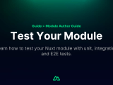 Test Your Module Nuxt Modules Author Guide V4