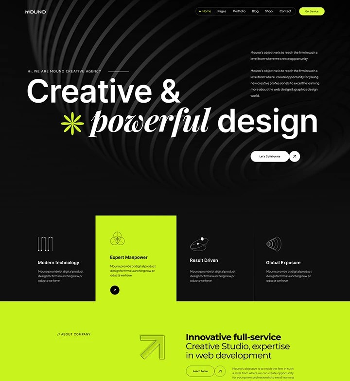 Landing Page