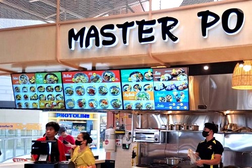 Foodcourt Digital Menu Board for Chinese food