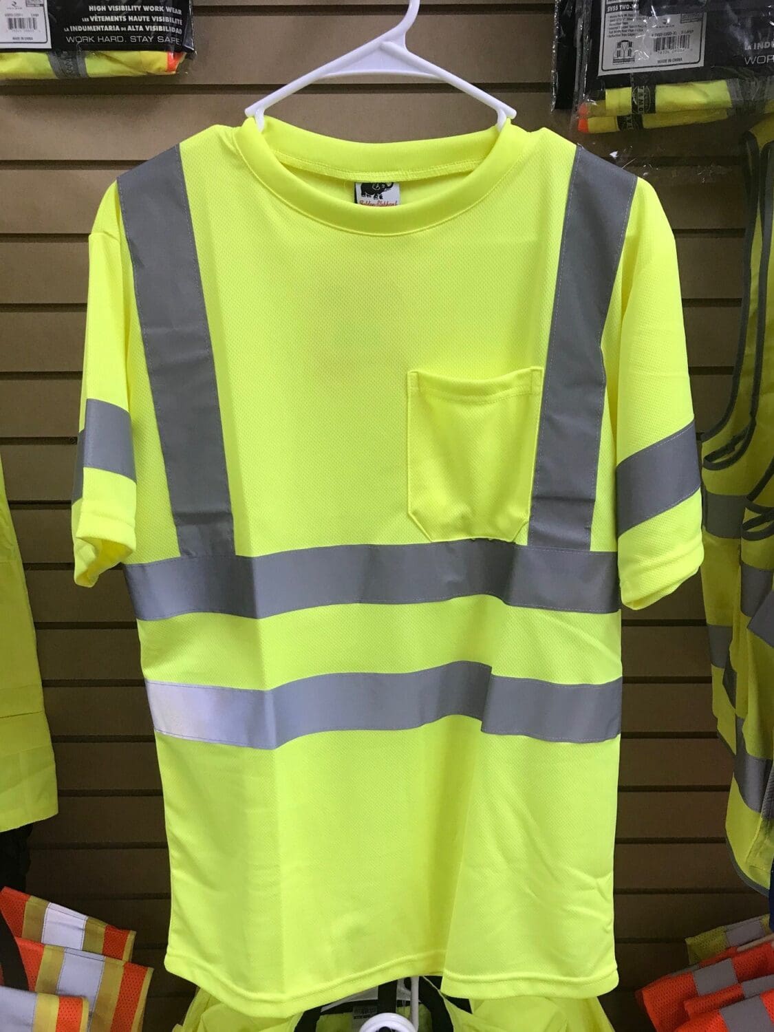 L&M Hi Vis Tee Yellow