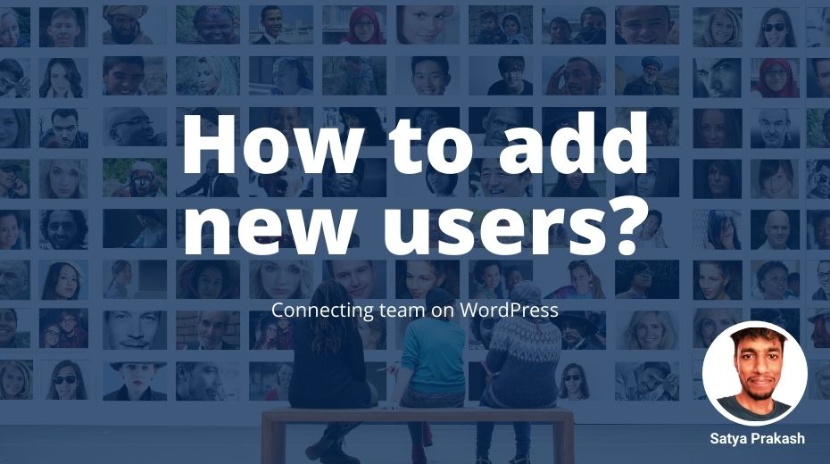 learn to add new users in wordpress