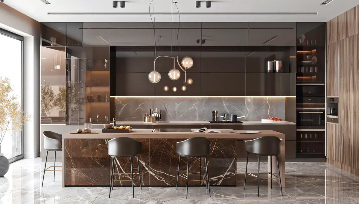 Modern look after using Kitchen Renovation Materials in NYC home