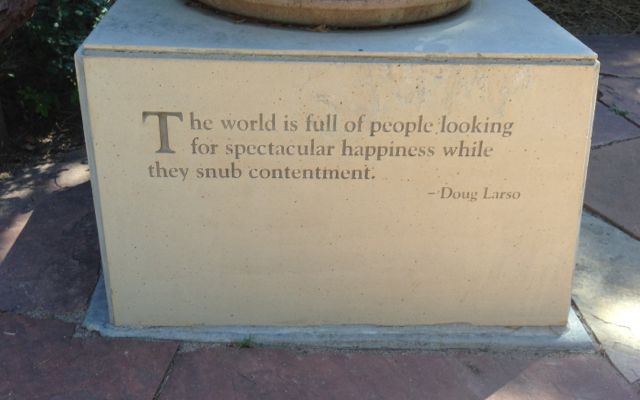 quote on contentment