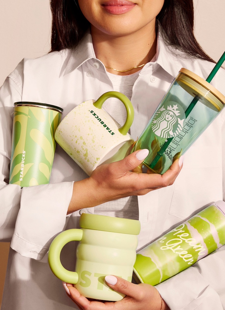 Starbucks Launches Spring Matcha and Cherry Blossom Tumbler