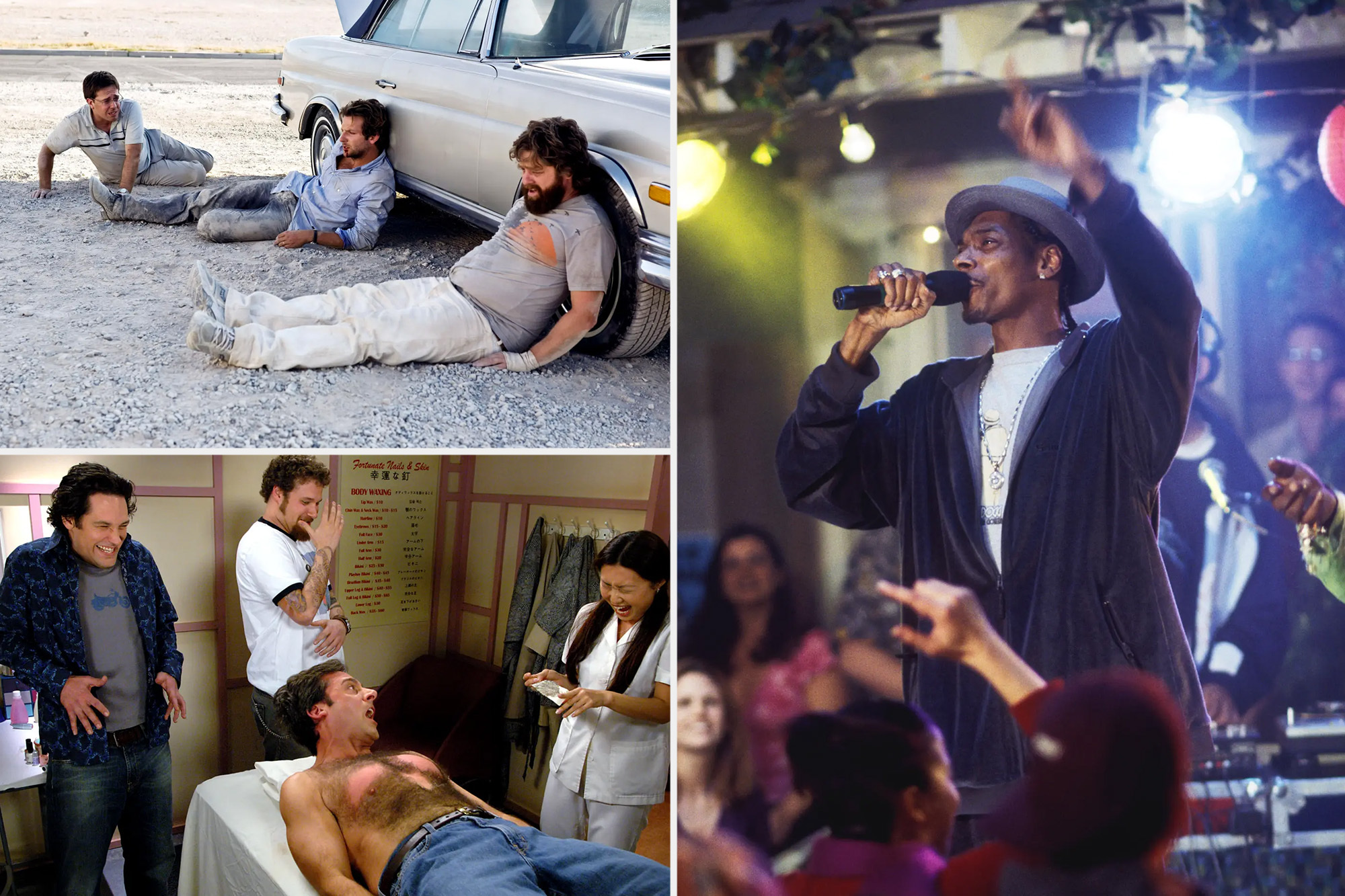Party in Snoop’s trailer, tasers and Steve Carell almost losing a nipple: Inside the bro comedy boom of the aughts