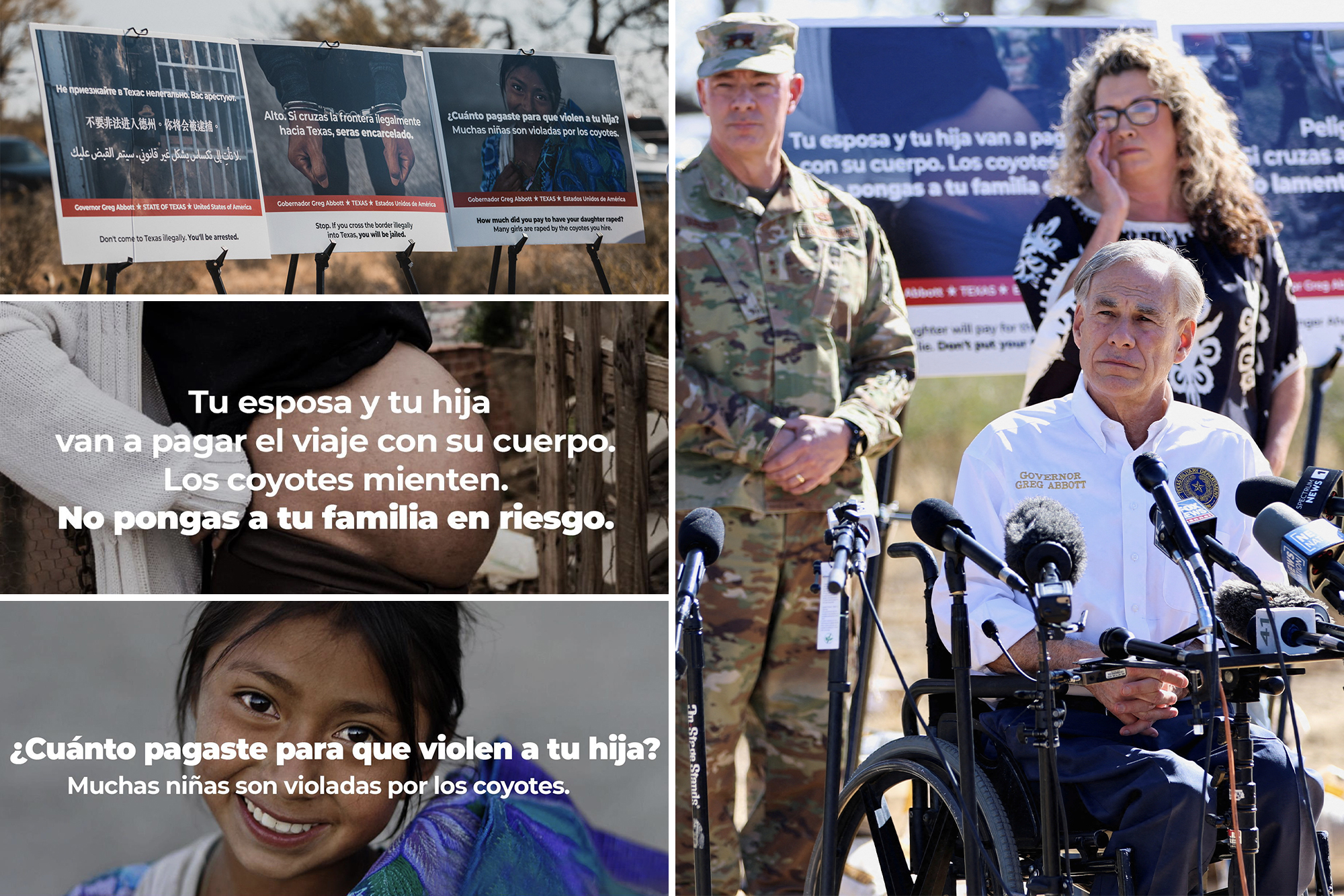Texas Gov. Greg Abbott unveils billboard campaign in Mexico, Central America to show ‘horrific realities’ to help stop illegal border crossings
