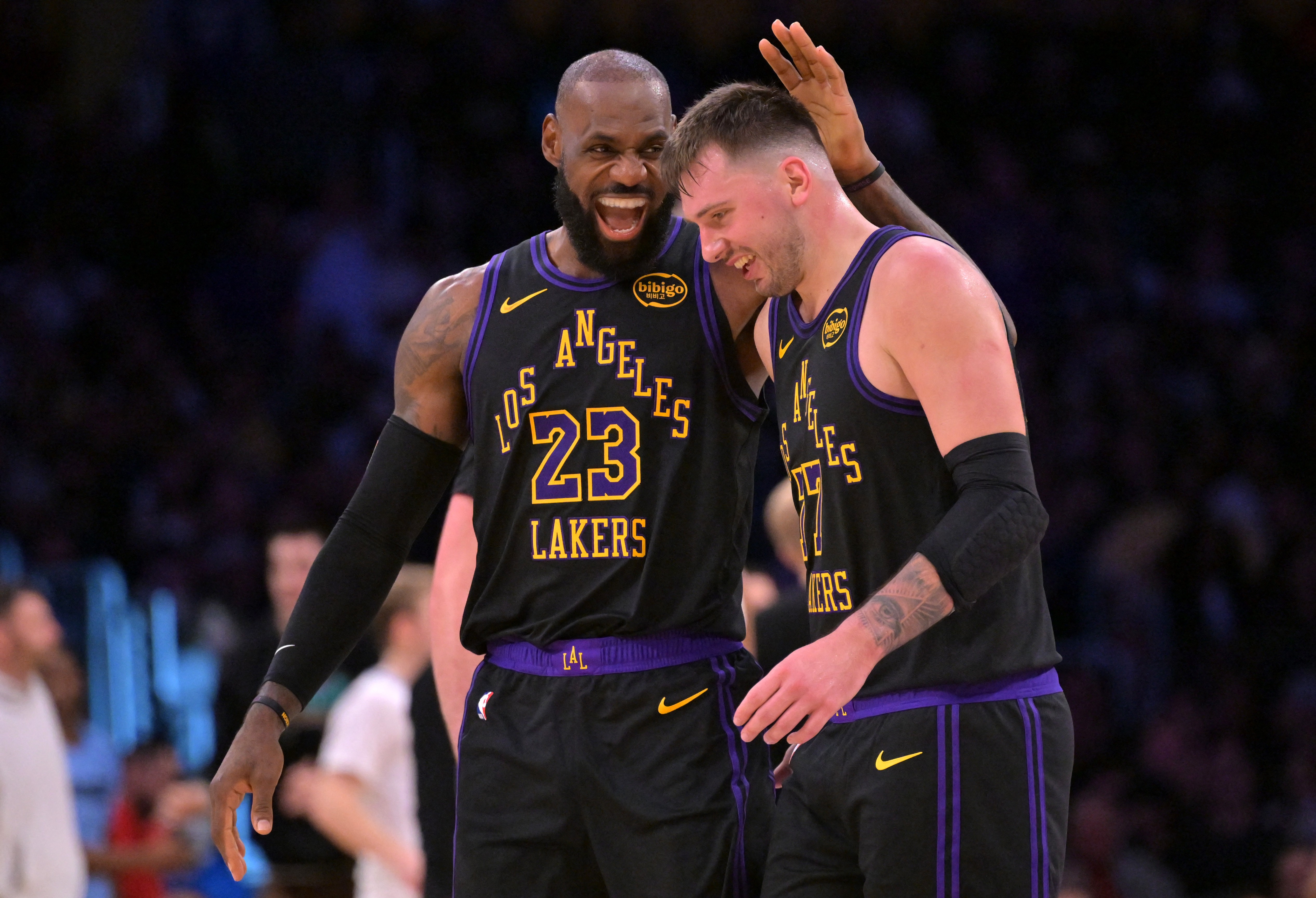 LeBron James Luka Doncic Finally Put On Show At Same Time In Lakers Win James. Doncic 