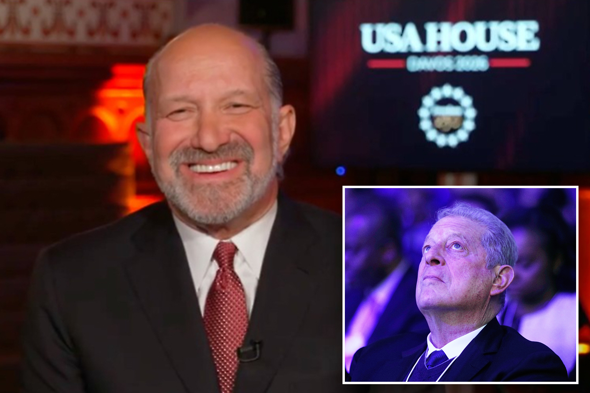 Howard Lutnick calls getting booed by Al Gore the ‘greatest honor’ of Davos trip