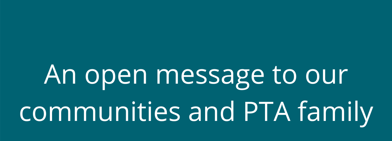 An open message to our community