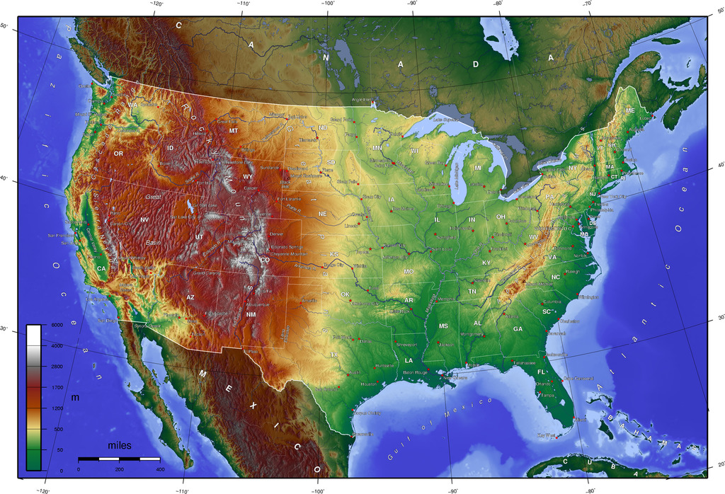 AP US Rivers Map Diagram Quizlet B 