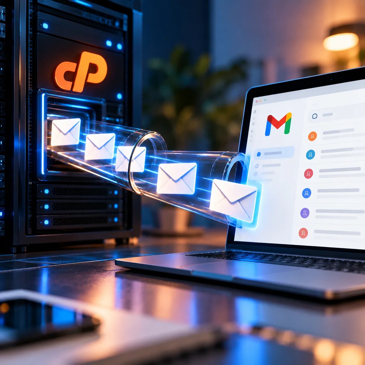 Configuración de un correo de cPanel conectado a Gmail