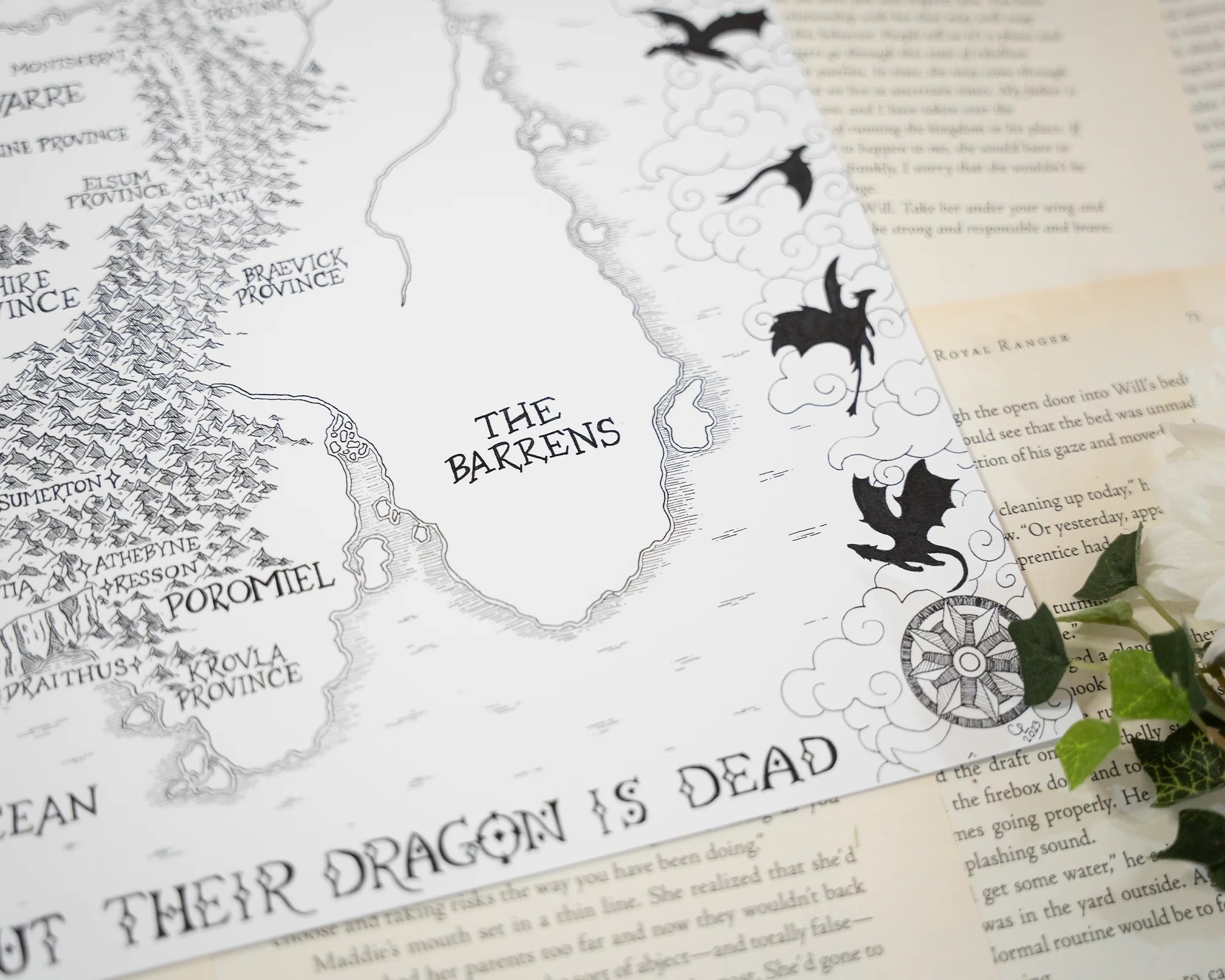 Dragon Map Oakleaf Arrow Studios Fourthwing2 